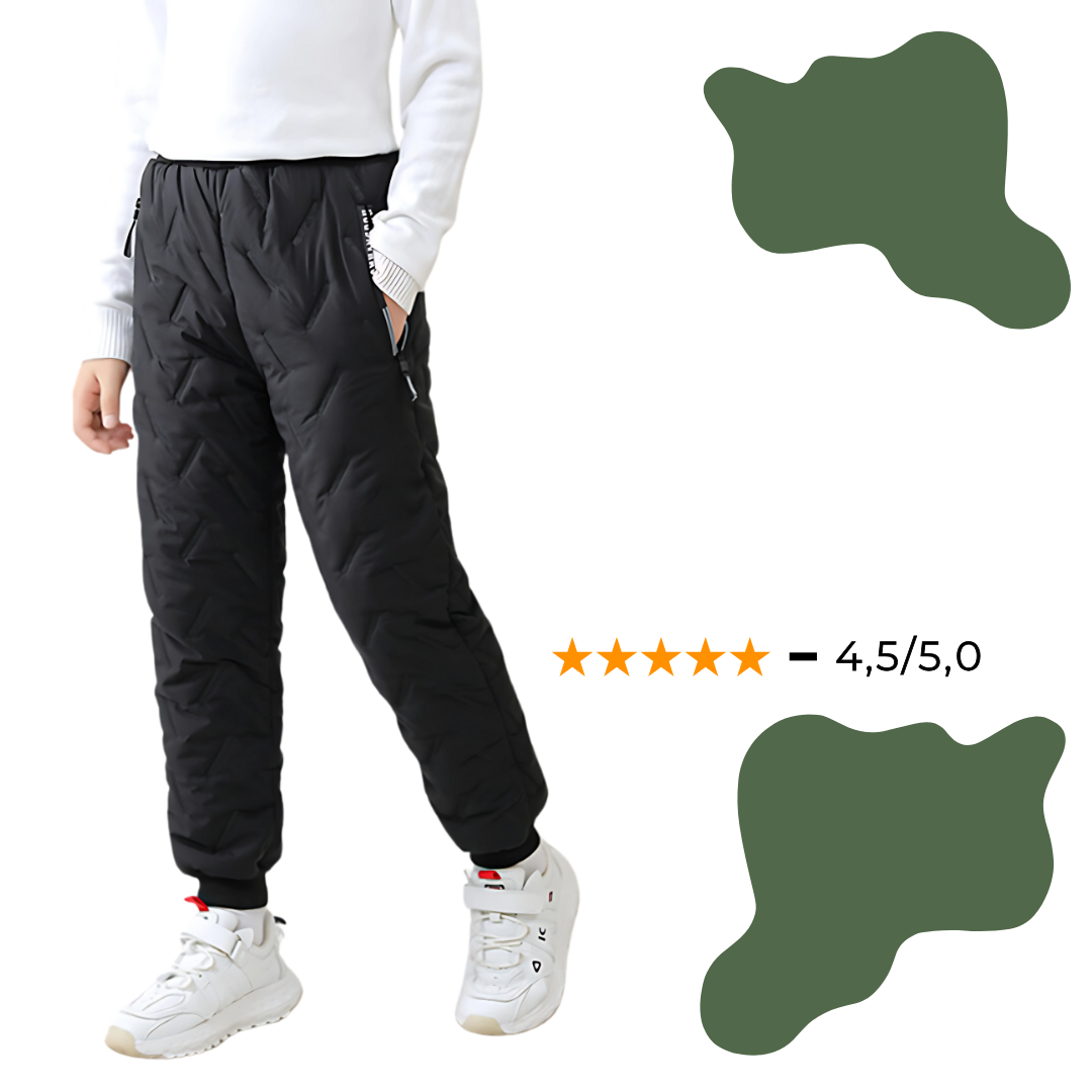 Kids' Outdoor Winter Pants - Water-Resistant, Fleece-Lined, Windproof, Adventure-Ready