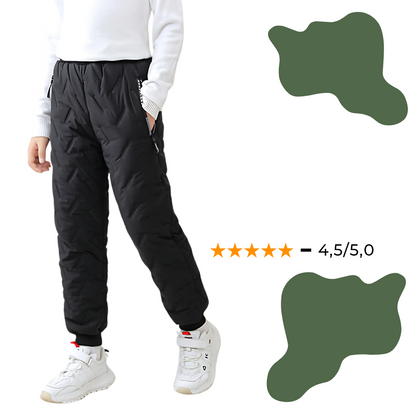 Kids' Outdoor Winter Pants - Water-Resistant, Fleece-Lined, Windproof, Adventure-Ready