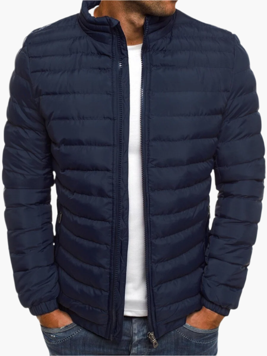 Men's Modern Quilted Lightweight Puffer Jacket for Everyday Casual and Outdoor Wear
