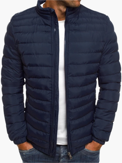 Men's Modern Quilted Lightweight Puffer Jacket for Everyday Casual and Outdoor Wear