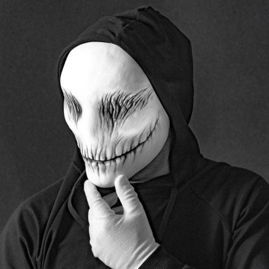 Halloween Horror Ghost Latex Mask for Adults – Scary Costume Accessory