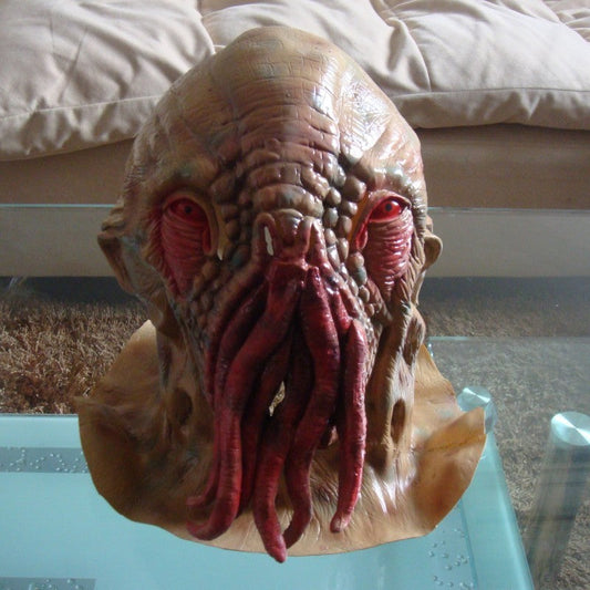 Halloween Horror Octopus Monster Latex Mask - Scary Party Costume Prop