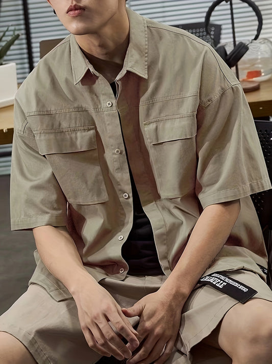 Clive – Men's Casual Short Sleeve Shirt