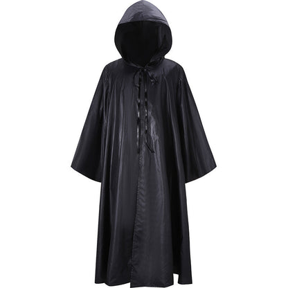 Halloween Hooded Cloak Robe Costume for Adults – Spooky Party & Trick-or-Treat Outfit