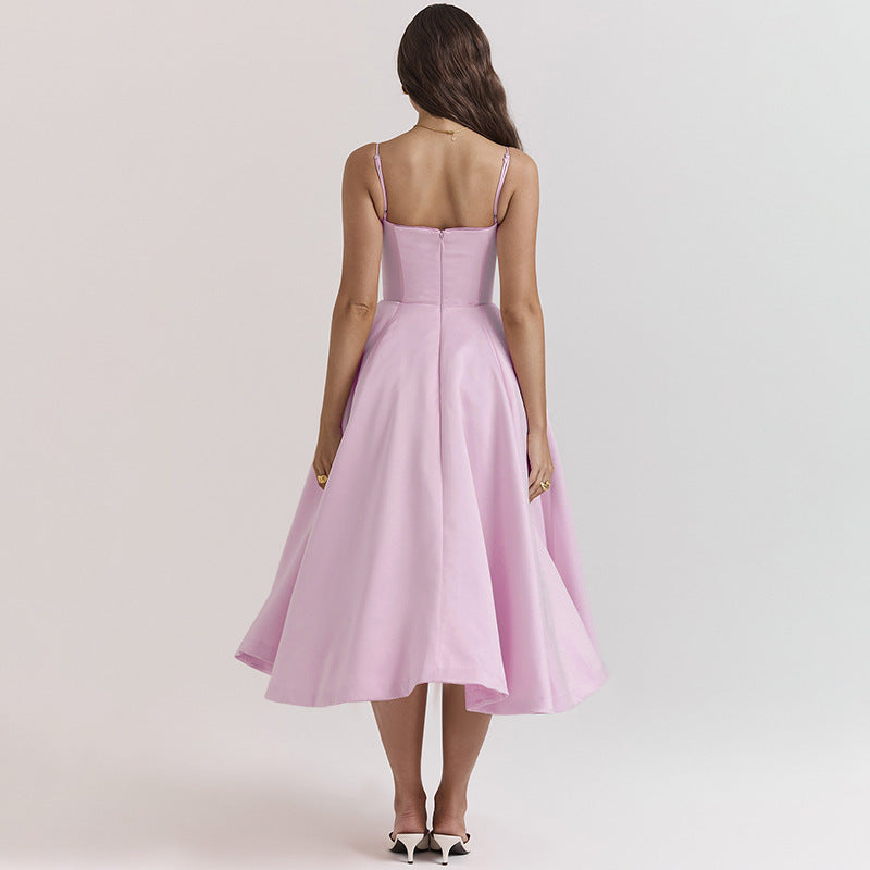 Jade – Slim-fit Corset Dress with Steel Ring