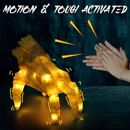 Halloween Glowing Walking Zombie Hand Prop for Spooky Party Decorations