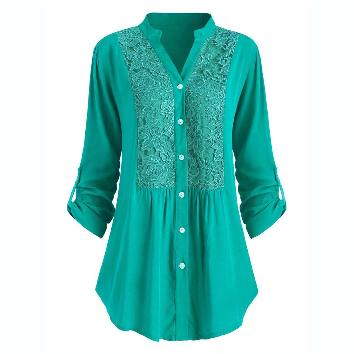 Sue – Lace Panel Shirt
