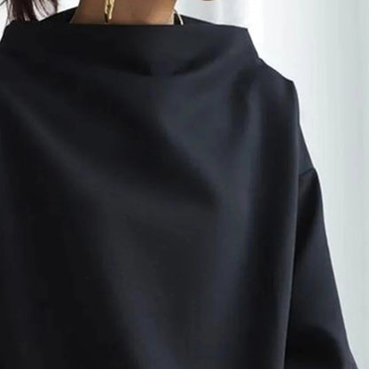 Women's Oversized Long Sleeve Pullover Adria - Casual Elegant Sweater for Everyday and Formal Wear