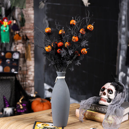 Halloween Pumpkin Twig Picks for Spooky Party Decoration
