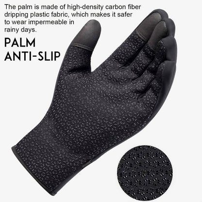 Men's and Women's Winter Outdoor Sports Gloves Windproof Waterproof Thermal Fleece Lined