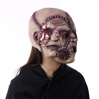 Halloween Three Sided Face Mask – Adult Horror Costume Accessory
