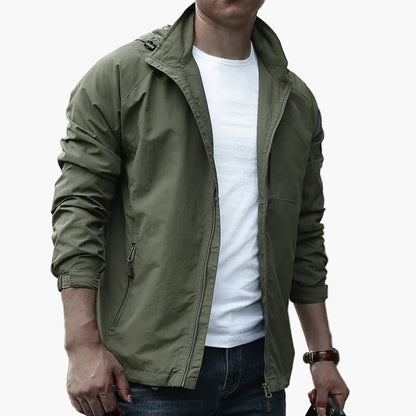 Men's Waterproof Cargo Jacket – Stylish Outdoor Casual Utility Coat