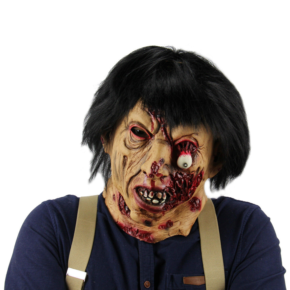 Halloween Men's Vampire Demon Full Head Mask Costume Accessory
