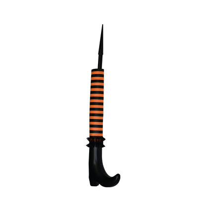 Halloween Witch Leg Yard Stakes Outdoor Decoration