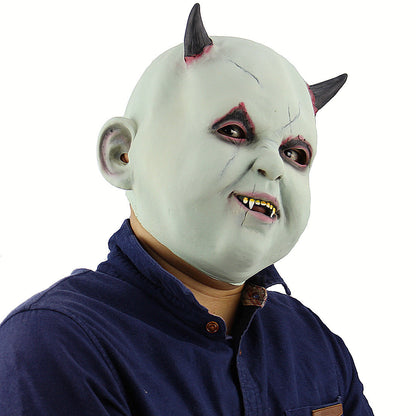 Halloween Men's Vampire Demon Full Head Mask Costume Accessory