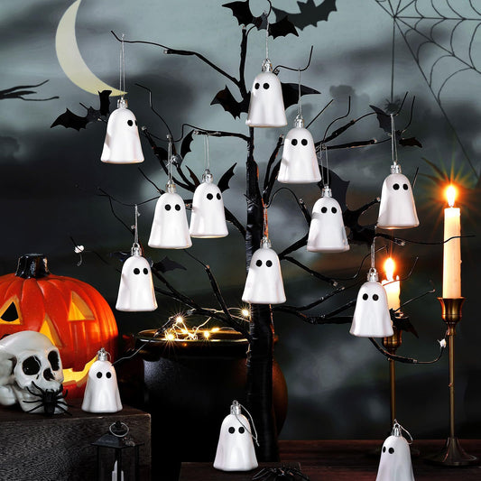Halloween Ghost Hanging Ornaments – Spooky Party Tree Decorations for Halloween