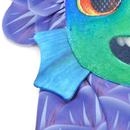 Kids' Halloween Sea Monster Costume Jumpsuit – Cartoon Animal Bodysuit for Boys and Girls