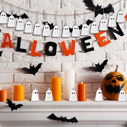 Halloween Ghost Hanging Ornaments – Spooky Party Tree Decorations for Halloween