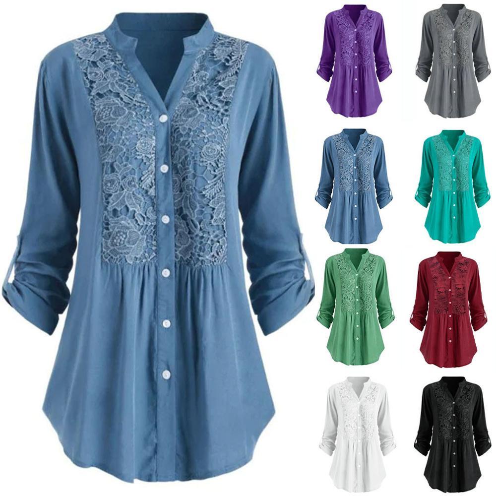 Sue – Lace Panel Shirt