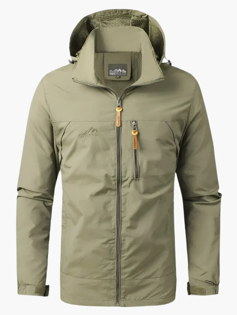 Men's Outdoor Waterproof Windproof Hiking Jacket – Adventure Ready Functional Outerwear