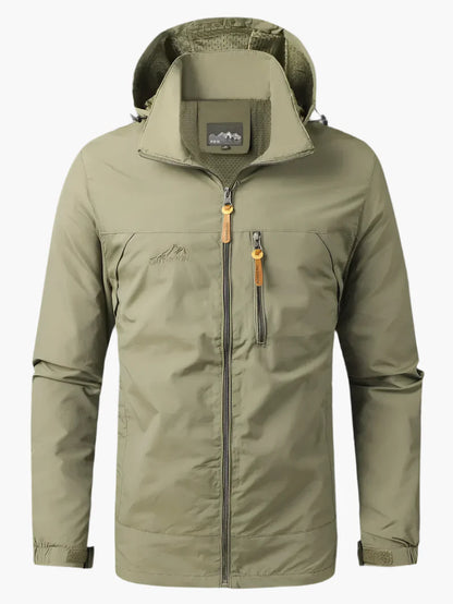 Men's Outdoor Waterproof Windproof Hiking Jacket – Adventure Ready Functional Outerwear