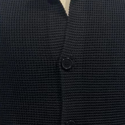 Men's Classic Knitted Cardigan Sweater for Casual and Business Wear