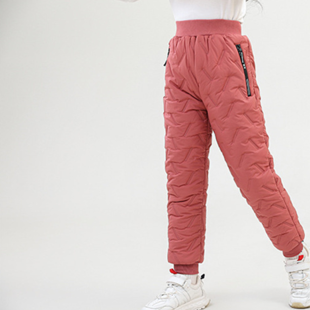 Kids' Outdoor Winter Pants - Water-Resistant, Fleece-Lined, Windproof, Adventure-Ready
