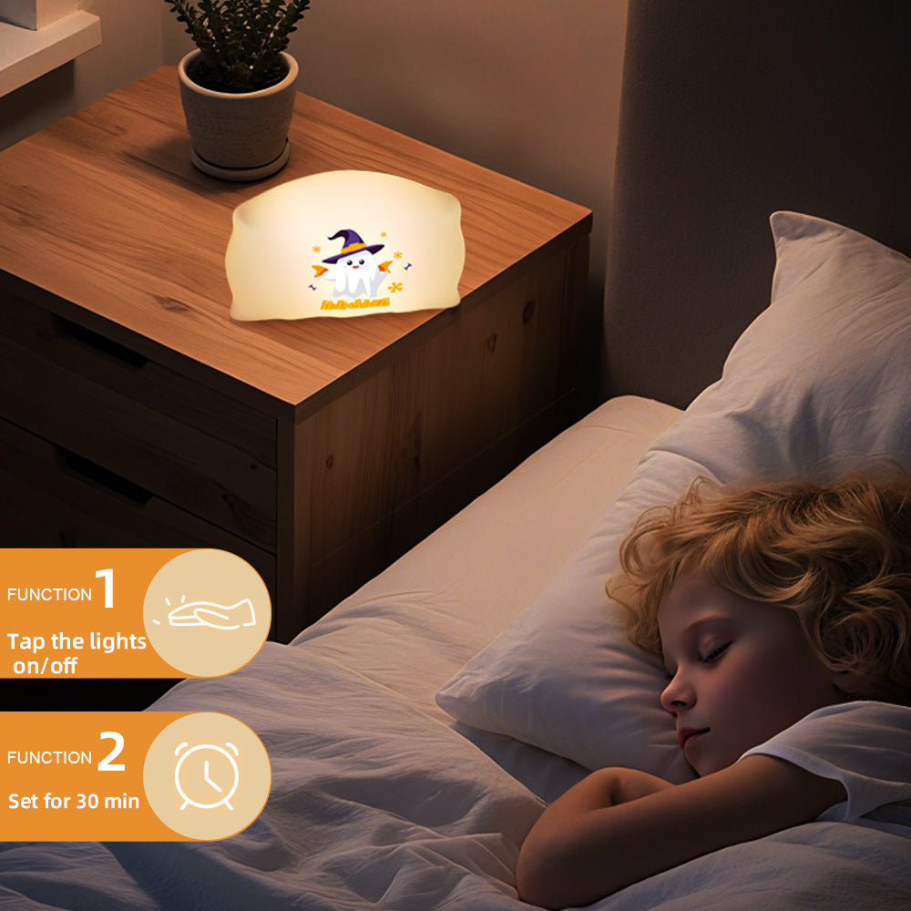 Halloween Pat Light Night Lamp – Spooky LED Decor for Kids & Parties