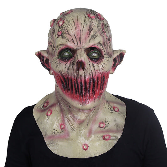Halloween Deadly Silence Mask for Adults - Scary Latex Party Costume Accessory
