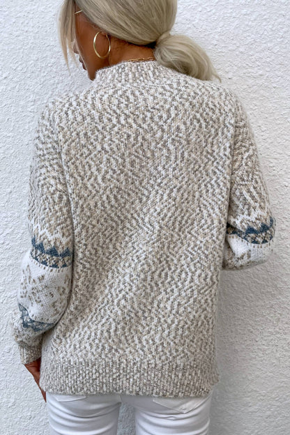 Women's Cozy Nordic Knit Pullover Sweater – Winter Casual Style