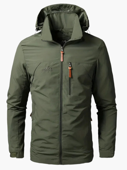 Men's Outdoor Waterproof Windproof Hiking Jacket – Adventure Ready Functional Outerwear
