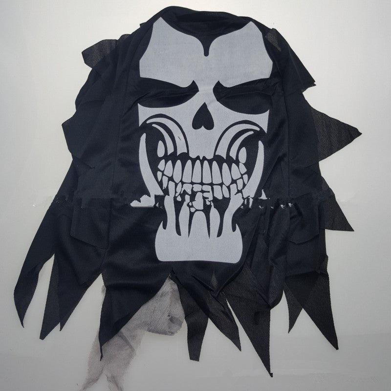 Halloween Grim Reaper Adult Men's Costume with Scythe and Chains - Spooky Party Outfit
