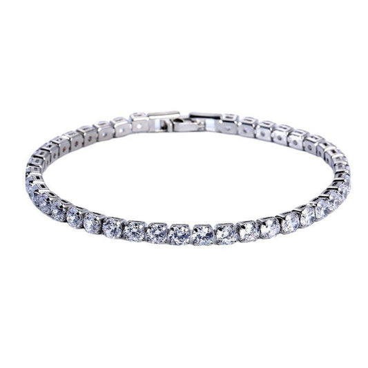 Diana – Simple Gang Drill Zircon Bracelet