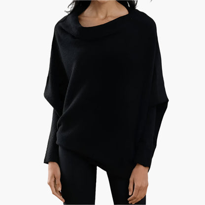 Women's Relaxed Fit Elegant Sweater Top - Everyday Cozy Style