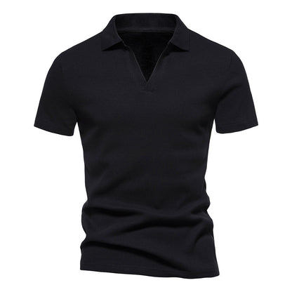 Benjamin – Short-sleeved Henley Shirt for Men