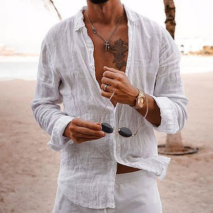 Lewis – Casual Cotton Linen Shirt