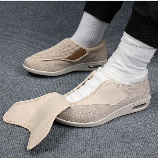 Men's Wide Orthopedic Shoes for Diabetics – Easy Closure, Breathable Comfort, Everyday Support