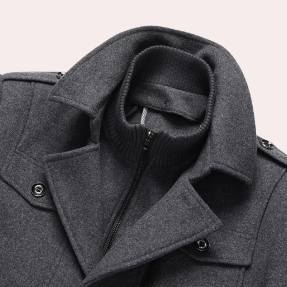Men's Elegant Two-Piece Winter Business Coat – Formal & Versatile Outerwear