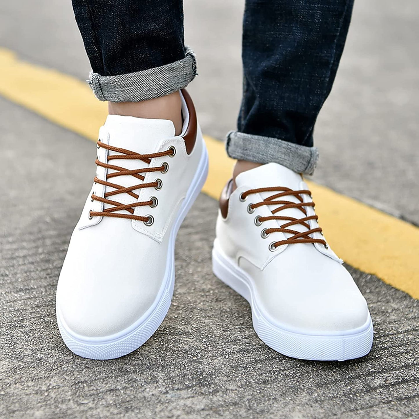 Men's Casual Canvas Sneakers – Versatile Everyday Comfort Shoes