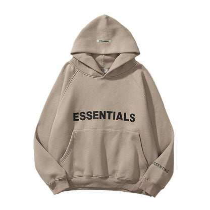 Men's Essentials Logo Pullover Hoodie Casual Streetwear