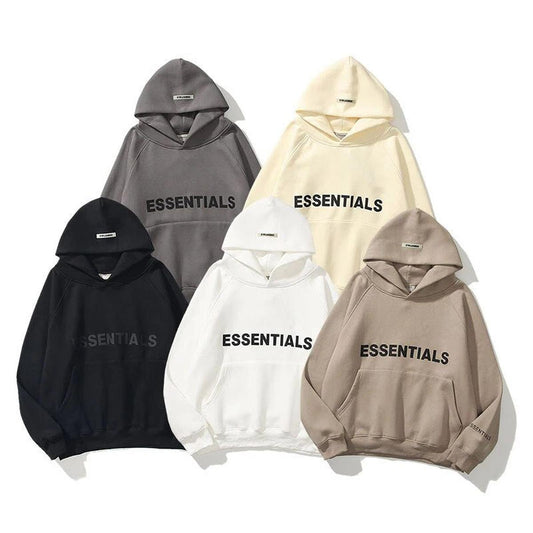 Men's Essentials Logo Pullover Hoodie Casual Streetwear