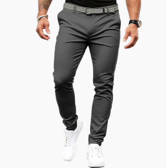 Men's Slim-Fit Versatile Casual Dress Pants – Modern Style for Everyday and Special Occasions