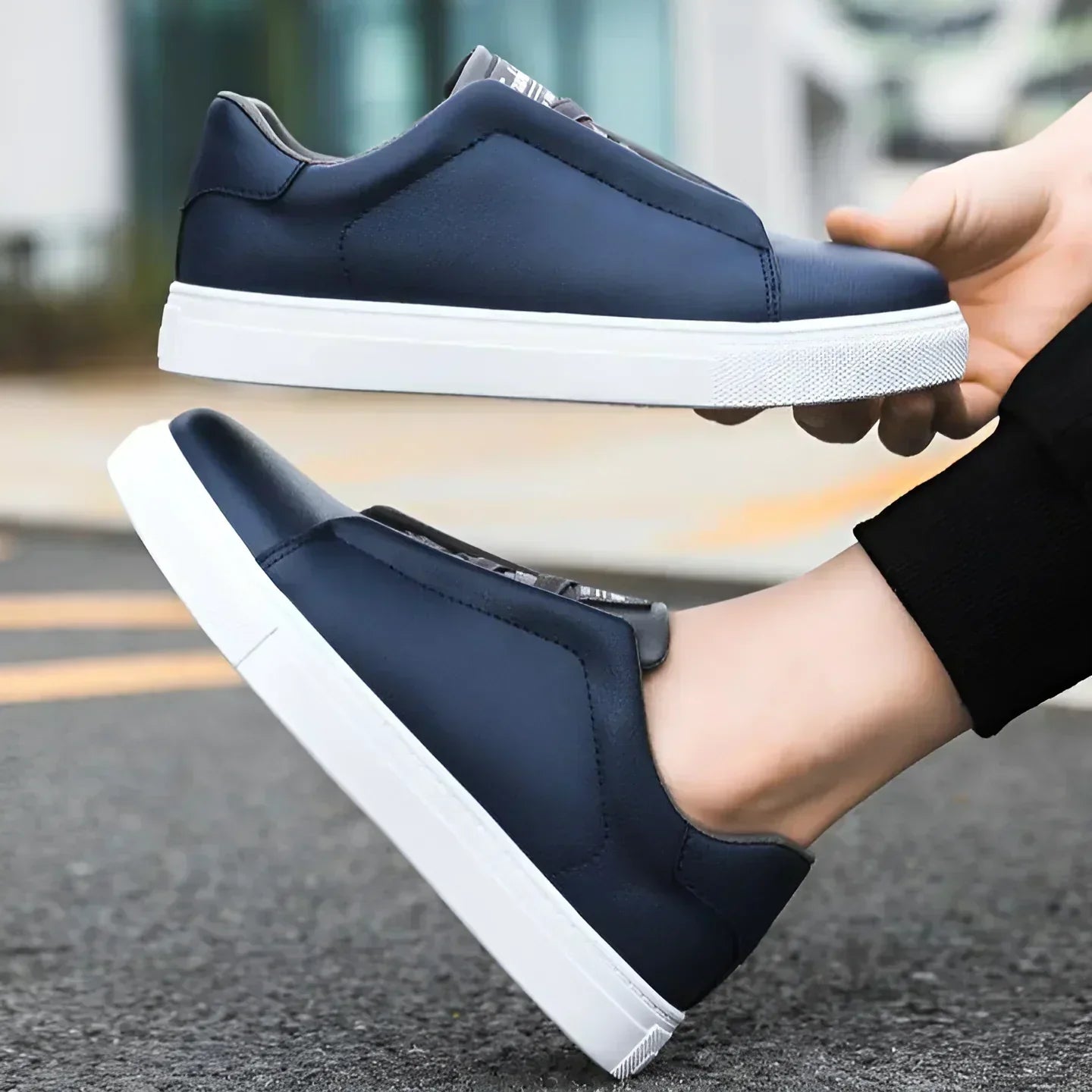 Men's Classic Style Comfortable Everyday Sneakers - Versatile Dress and Casual Shoes