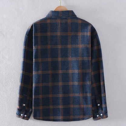Men's Classic Checked Casual Button-Up Shirt - Timeless Style for Everyday Wear