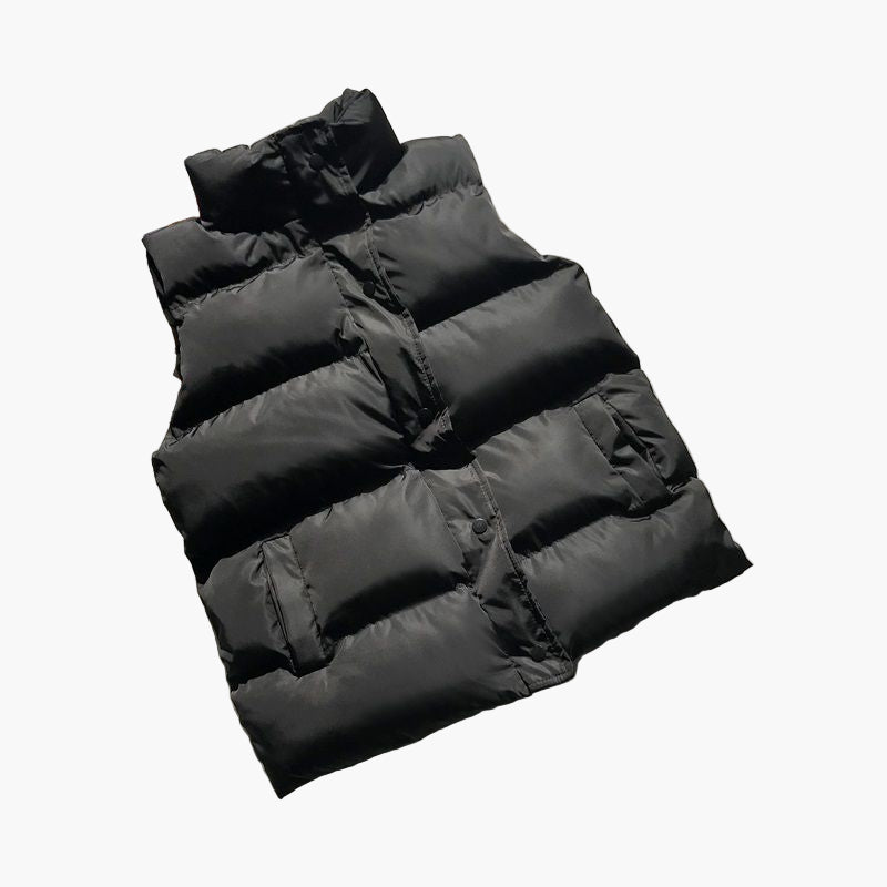 Women's Stylish Warm Outdoor Puffer Vest - Ideal for Spring and Fall