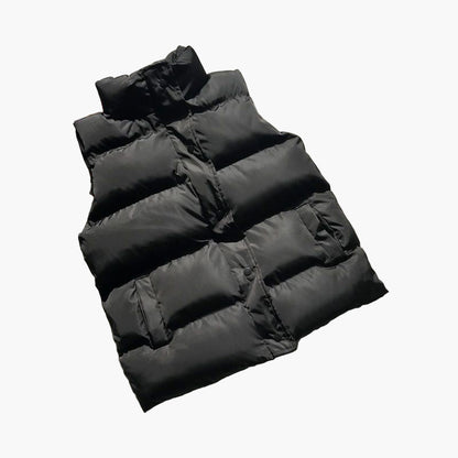 Women's Stylish Warm Outdoor Puffer Vest - Ideal for Spring and Fall