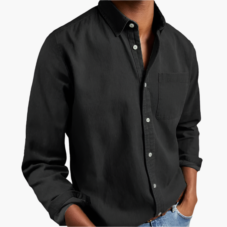 Men's Button-Down Casual Shirt – Classic Fit, Versatile Style, Everyday Wear