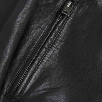 Men's Classic Vegan Leather Biker Jacket for Versatile Everyday Style