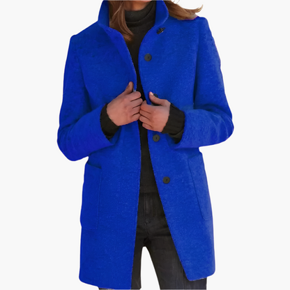 Women's Elegant Stand Collar Coat – Timeless Classic Outerwear for All Seasons