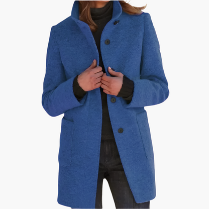 Women's Elegant Stand Collar Coat – Timeless Classic Outerwear for All Seasons